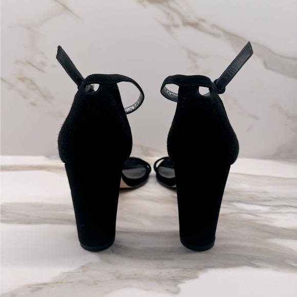 Stuart Weitzman Nearly Nude City Heels in Black Suede - Picture 10 of 11